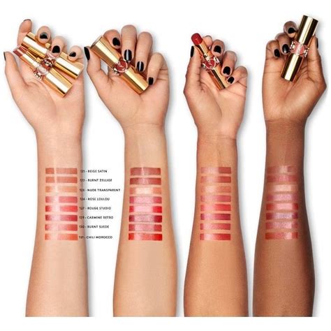 yves saint laurent rouge volupte shine lipstick balm swatches|ysl volupte shine.